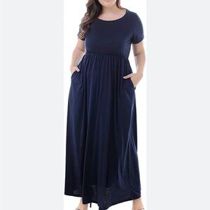 Suzanne Betro Maxi Dress with Pockets